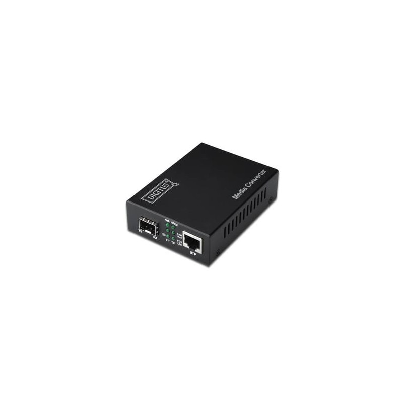 Mediaconverter digitus gigabit ethernet 1xrj45, 1xsfp bu [dn-82130]