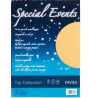 Carta metallizzata favini 10 fogli a4 250gr special events bianco