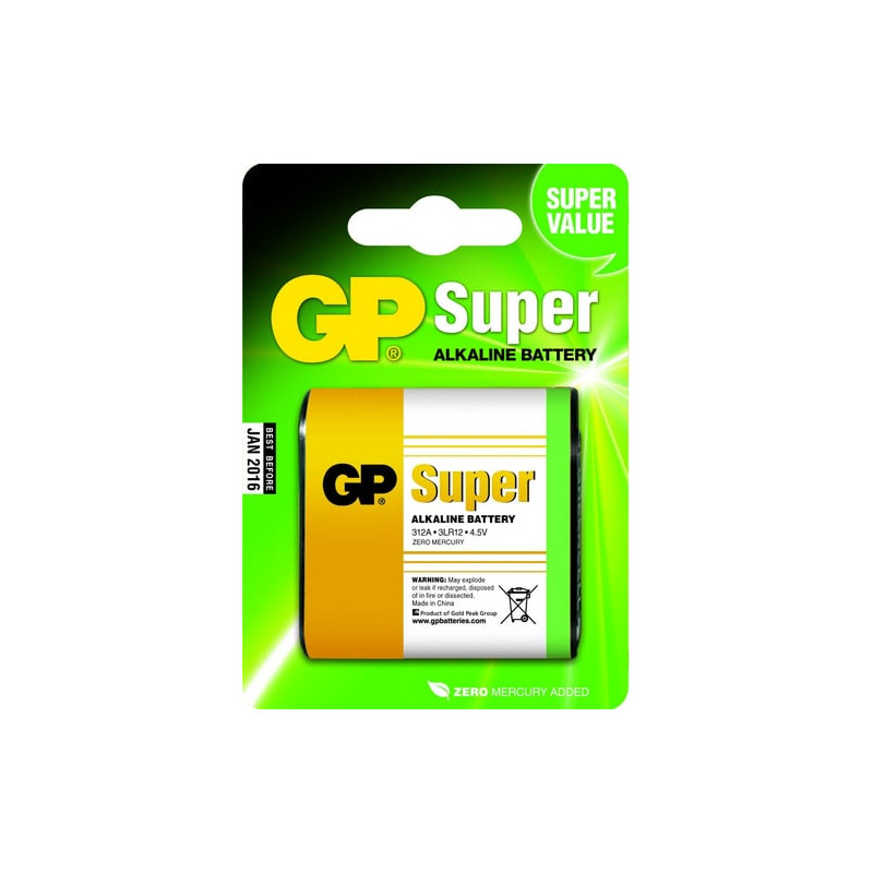 Pila gp battery 1 batteria 4,5v gp super