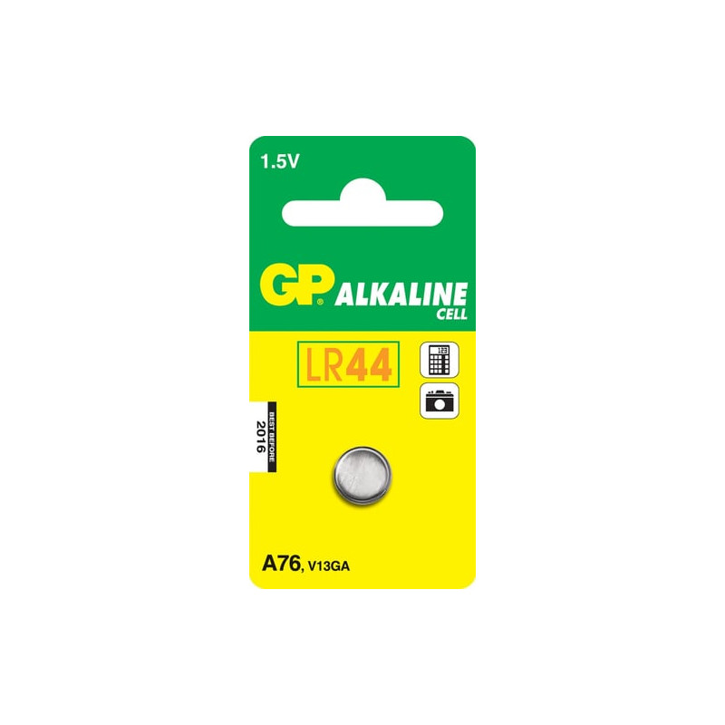 Pila gp battery 1 batteria a bottone a76 lr44
