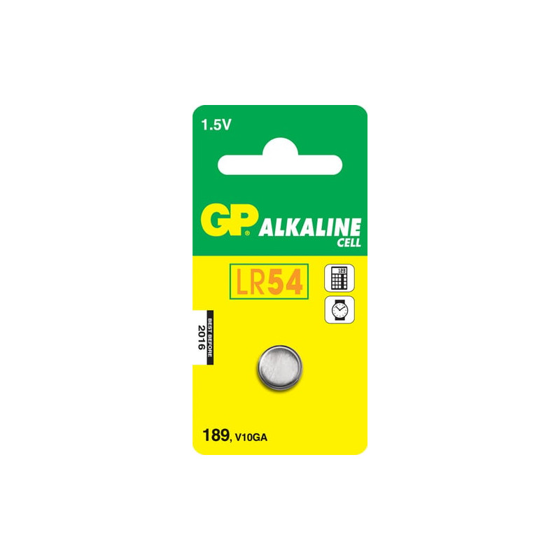 Pila gp battery 1 batteria a bottone lr54