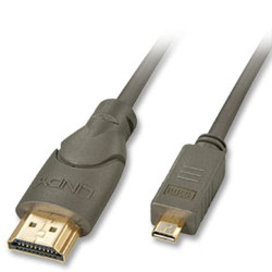 Cavo lindy hdmi a micro hdmi 0,5m typ a a typ d [41350]