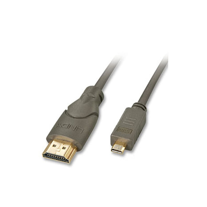 Cavo lindy hdmi a micro hdmi 0,5m typ a a typ d [41350]