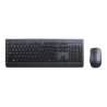 Kit tastiera e mouse lenovo wireless nero [4x30h56816]