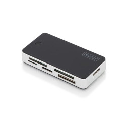 Card reader usb digitus usb3.0, nero/silver [da-70330-1]