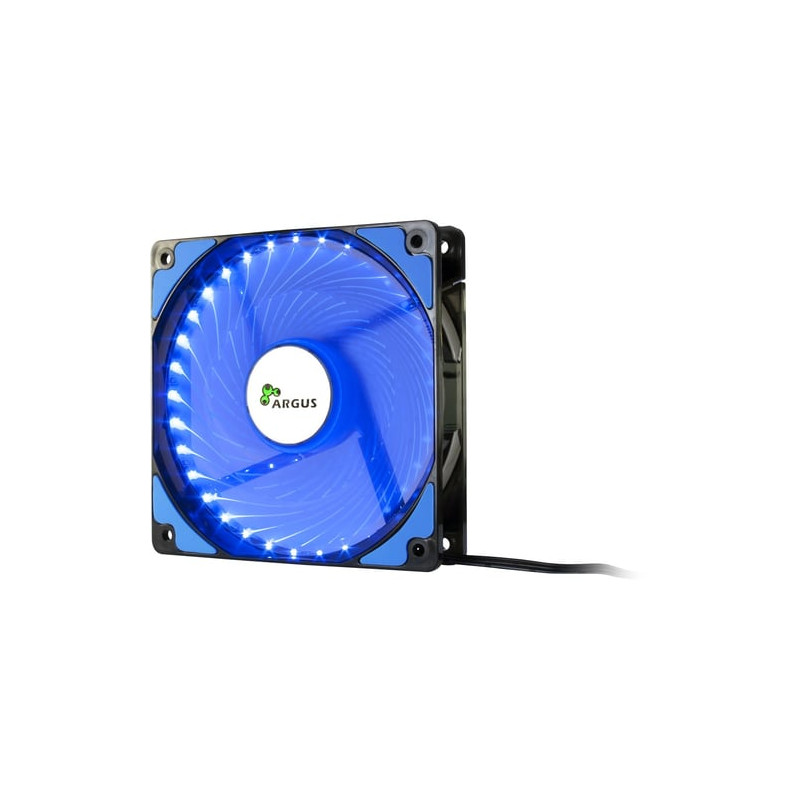 Ventola 120x120x25 inter-tech argus l-12025 bl, blu [88885412]