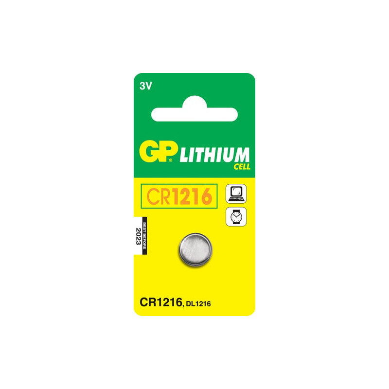 Pila gp battery 1 batteria a bottone cr1216