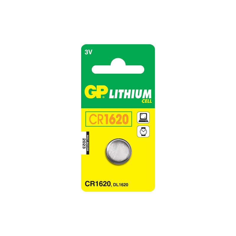 Pila gp battery 1 batteria litio a bottone cr1620