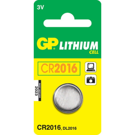 Pila gp battery 1 batteria litio a bottone cr2016