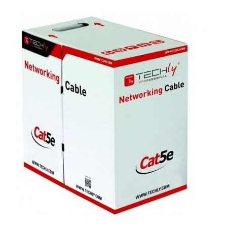 Cavo di rete in matassa techly f/utp cat.5e cca 305m rigido da esterno