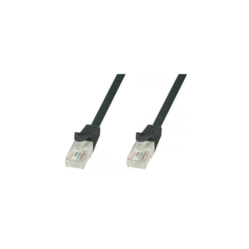 Cavo di rete techly nero 10m
