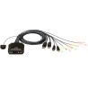Switch kvm aten per doppio schermo displayport (thunderbolt) 2 usb