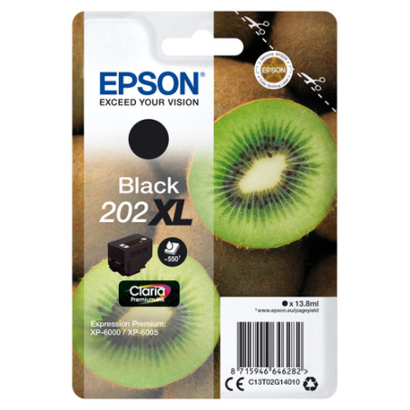 Cartuccia epson c13t02g14010 202xl nero [c13t02g14010]