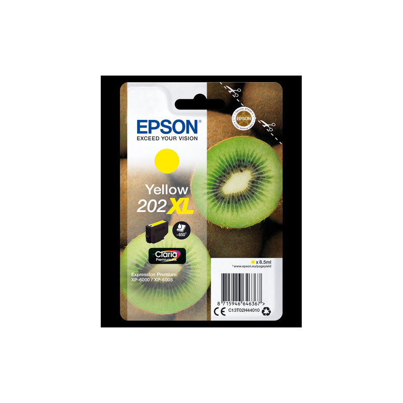 Cartuccia epson 202xl 8.5ml giallo [c13t02h44010]