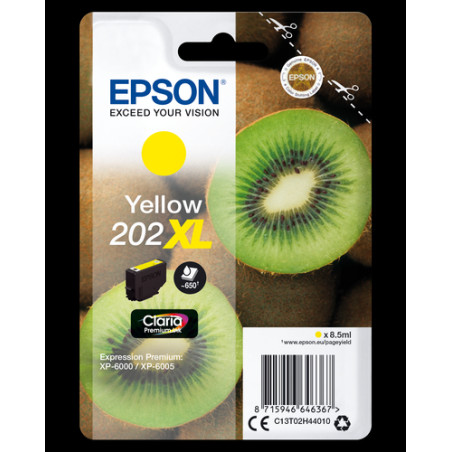 Cartuccia epson 202xl 8.5ml giallo [c13t02h44010]