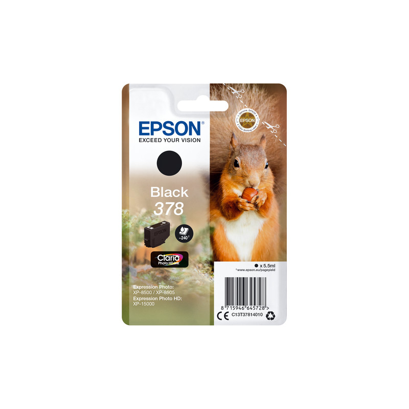 Cartuccia epson c13t37814010 378 nero [c13t37814010]