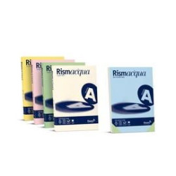 Carta in risma colorata favini 125 fogli a3 140gr rismacqua avorio