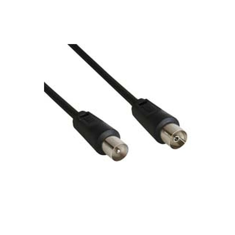 Cavo antenna inline tv, spinotti iec, fattore di schermatura 75db,