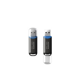 Pen drvie 32gb adata usb 2.0 stick c906 black [ac906-32g-rbk]