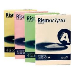 Carta in risma colorata favini 125 fogli a3 140gr rismacqua verde