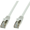 Cavo di rete techly in rame cat.6 grigio sftp lszh 1,5m