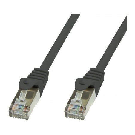 cavo di rete techly in rame cat.6 nero sftp lszh 0,5m