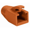 Copriconnettore intellinet per plug rj45 cat.6 8mm arancione