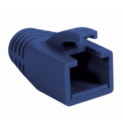 Copriconnettore intellinet per plug rj45 cat.6 8mm blu