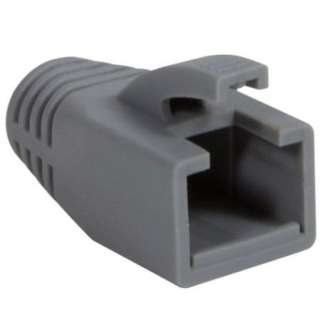 Copriconnettore intellinet per plug rj45 cat.6 8mm grigio
