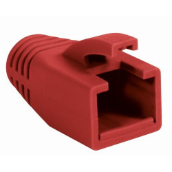 Copriconnettore intellinet per plug rj45 cat.6 8mm rosso
