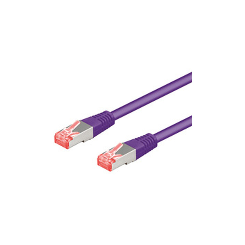 Cavo di rete intellinet in rame cat. 6a viola sftp lszh 2m
