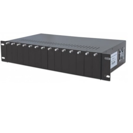 Case rack intellinet media converter 19'' a 14 porte
