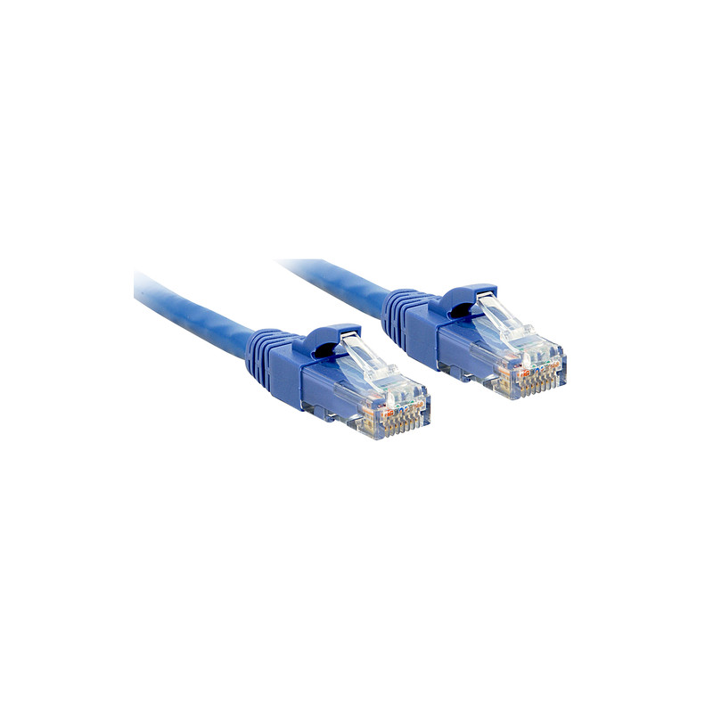 Cavo di rete lindt cat6 u/utp blu, 2.00m [48018]