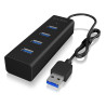 Hub usb icybox ib-hub1409-u3 usb 3.0 type-a 4 porte [ib-hub1409-u3]