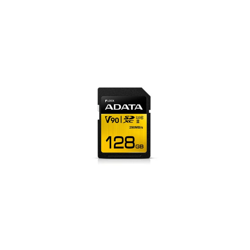 128gb scheda sdxc adata uhs-ii u3 classe 10 premier one [asdx128guii3cl10-c]