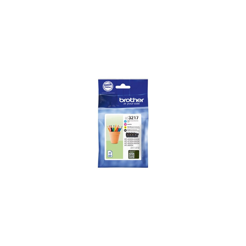 Cartuccia brother ink lc-3217valdr value pack [lc3217valdr]