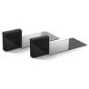 Meliconi gost cubes soundbar black 2 cube + 2 ripiani