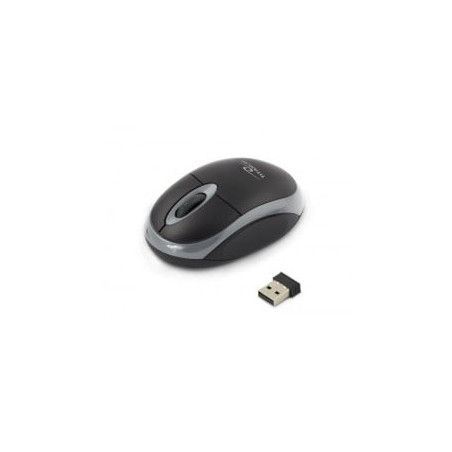 Mouse xlyne vulture grigio/nero titanium optical wireless [tm116e]