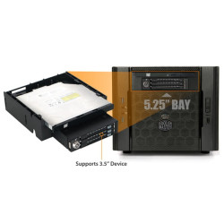 Adattatore hard disk 3.5 icybox flex-fit duo nero [mb343spo]