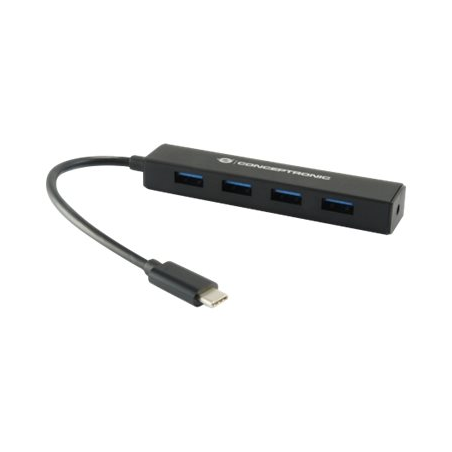 Hub usb conceptronic usb-hub 4 porte usb 3.1 type-c a 4x