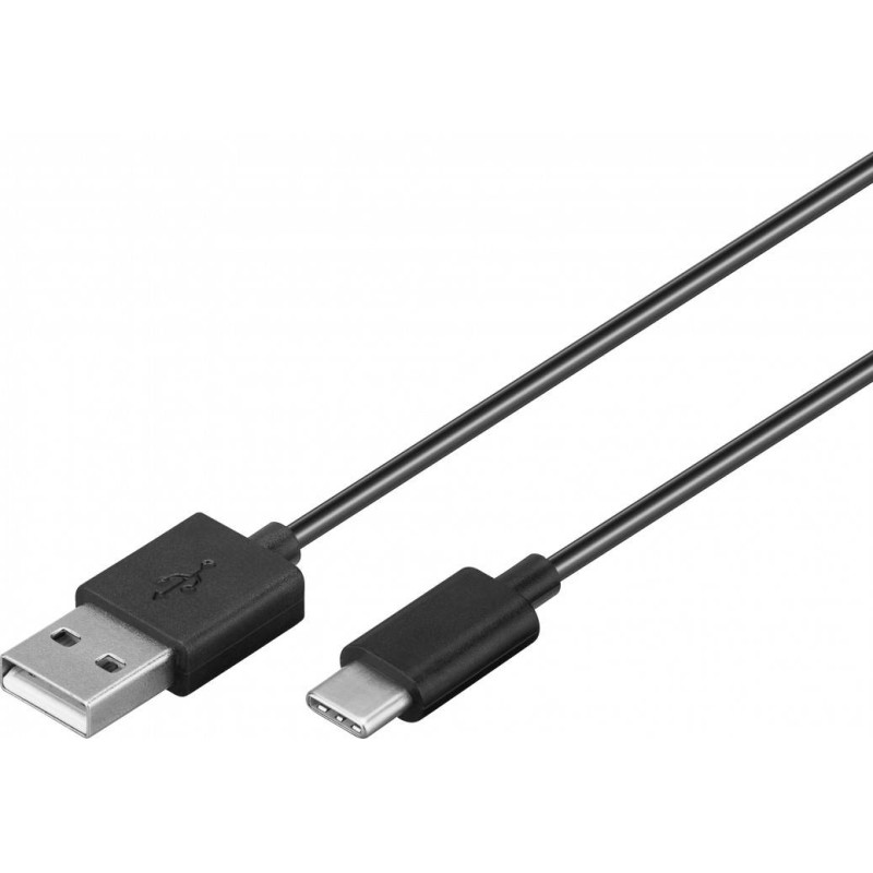 Cavo usb a maschio 2.0 / usb-c maschio 1m nero