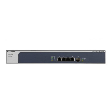 Switch netgear 5 porte 100gbit/s grigio/argento [xs505m-100eus]