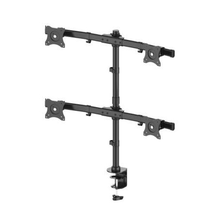 Supporto monitor nilox attacco da tavolo per monitor quadruplo 15-27"