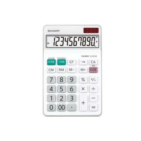 Calcolatrice sharp el331wb bianco [el331wb]