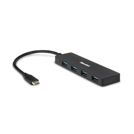 Hub usb hamlet usb-c 3.1 4 nero [xhub4031tc]