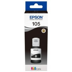 Cartuccia epson flacone 105 ecotank 140ml nero
