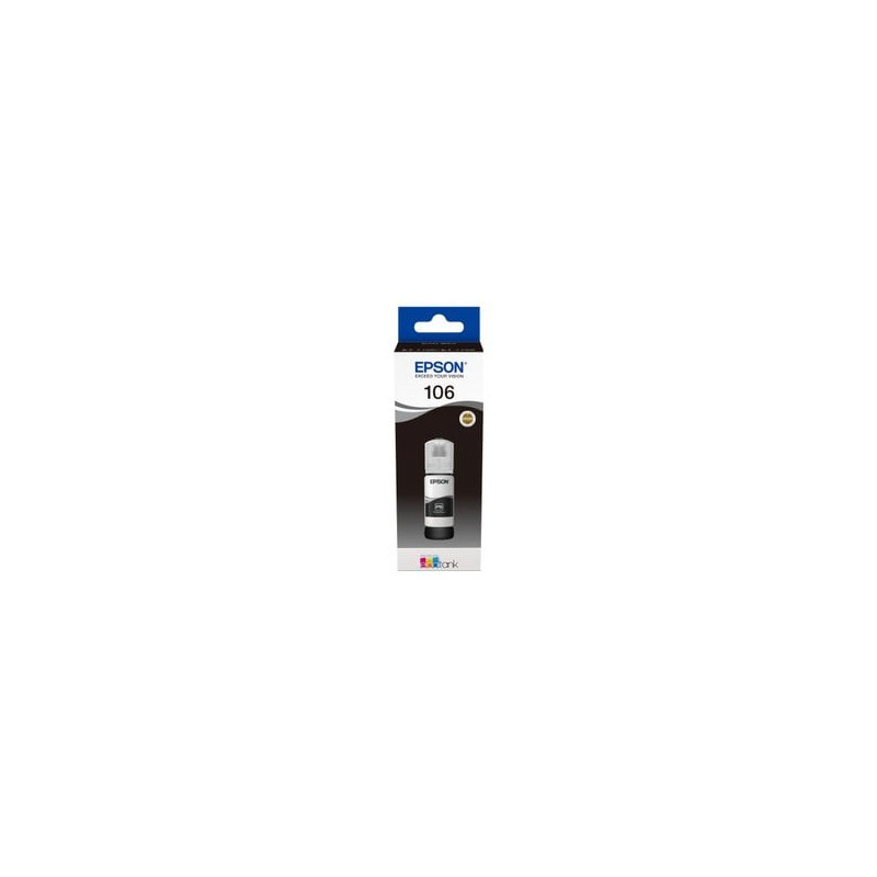 cartuccia epson flacone 106 ecotank 70ml nero