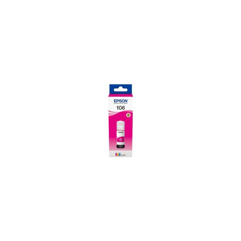 Cartuccia epson flacone 106 ecotank 70ml magenta