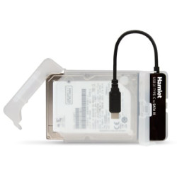Adattatore hamlet sata usb 3.1 + box hard disk 2,5 [xadtc-sata]