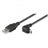 Cavo usb nilox a micro usb 90 gradi 1.8m nero [nx090301120]